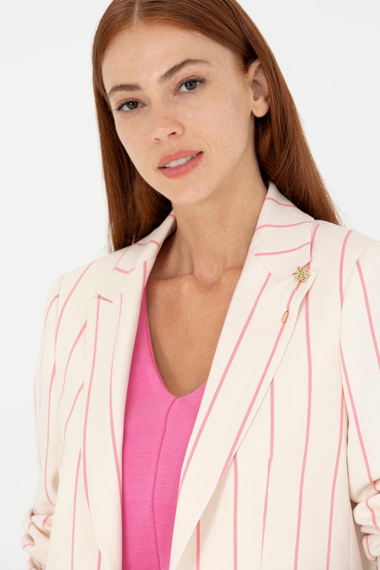 Kadın Pembe Ceket - 50264596002