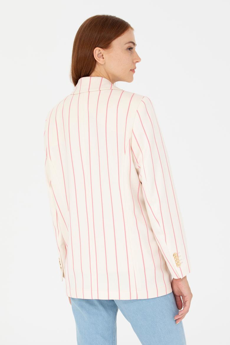 Kadın Pembe Ceket - 50264596002