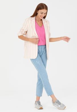 Kadın Pembe Ceket - 50264596002