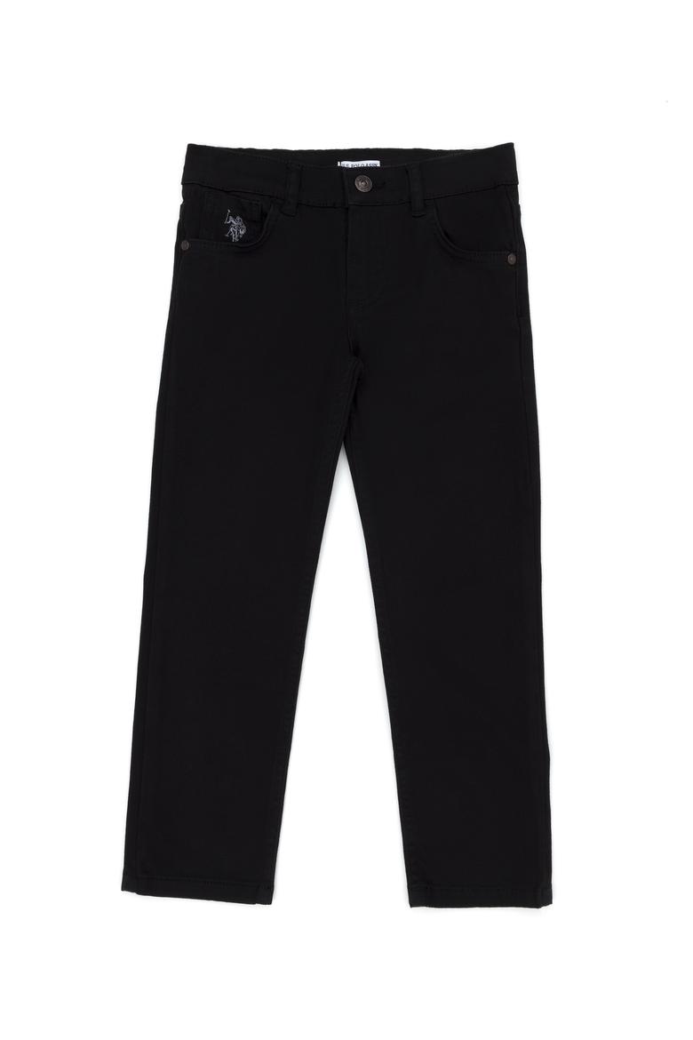 Erkek Çocuk Siyah Kanvas Pantolon - 50264625034