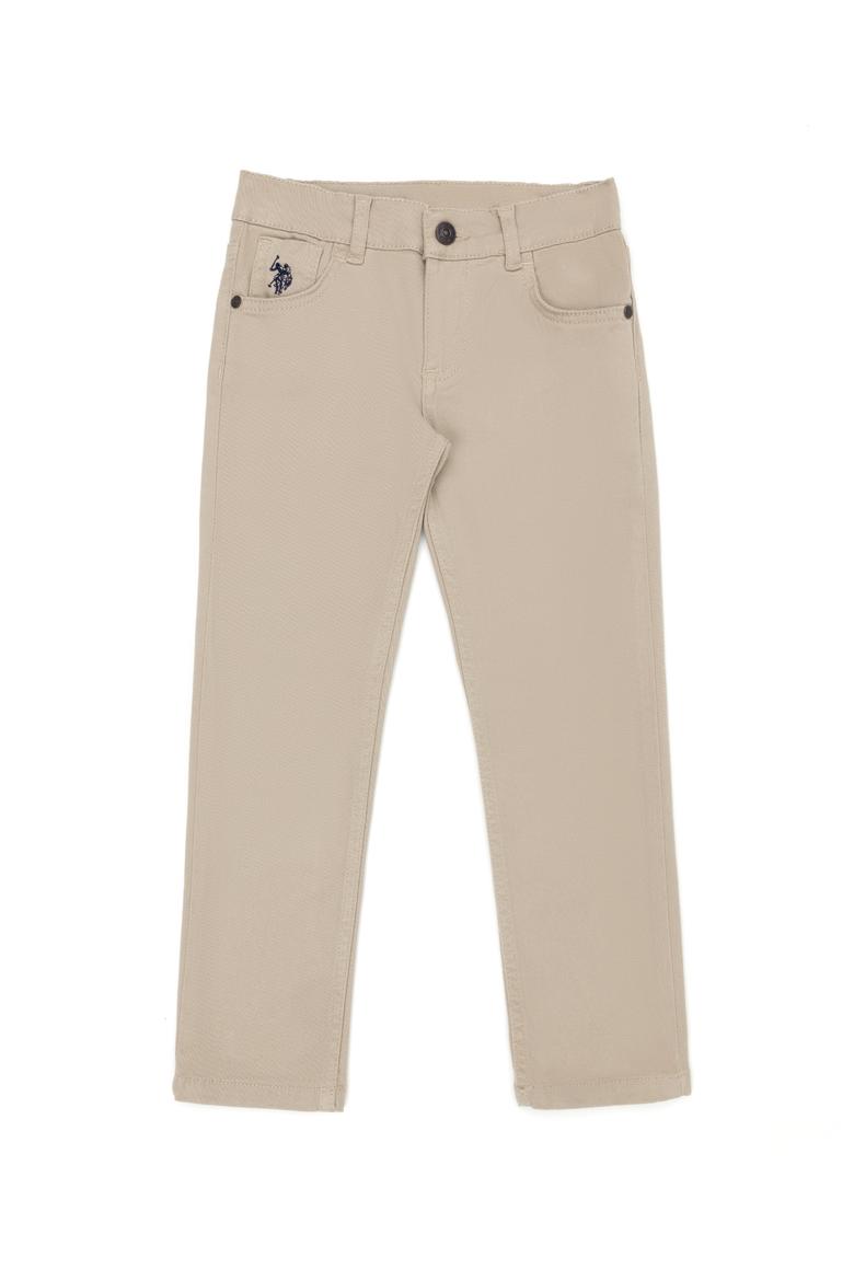 Erkek Çocuk Bej Kanvas Pantolon - 50264625045