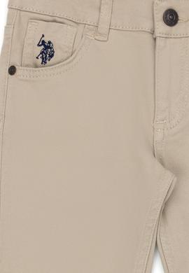 Erkek Çocuk Bej Kanvas Pantolon - 50264625045