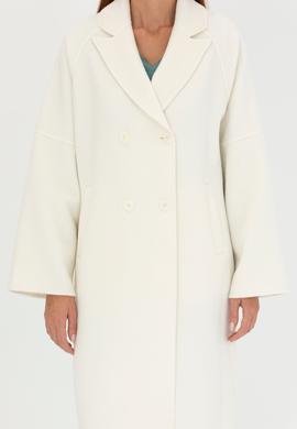 Kadın Krem Kaşe Kaban - 50271197011