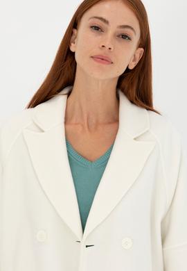 Kadın Krem Kaşe Kaban - 50271197011