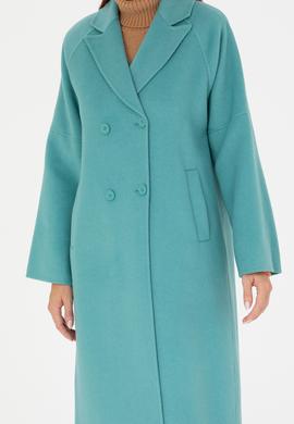 Kadın Mint Kaşe Kaban - 50271197029