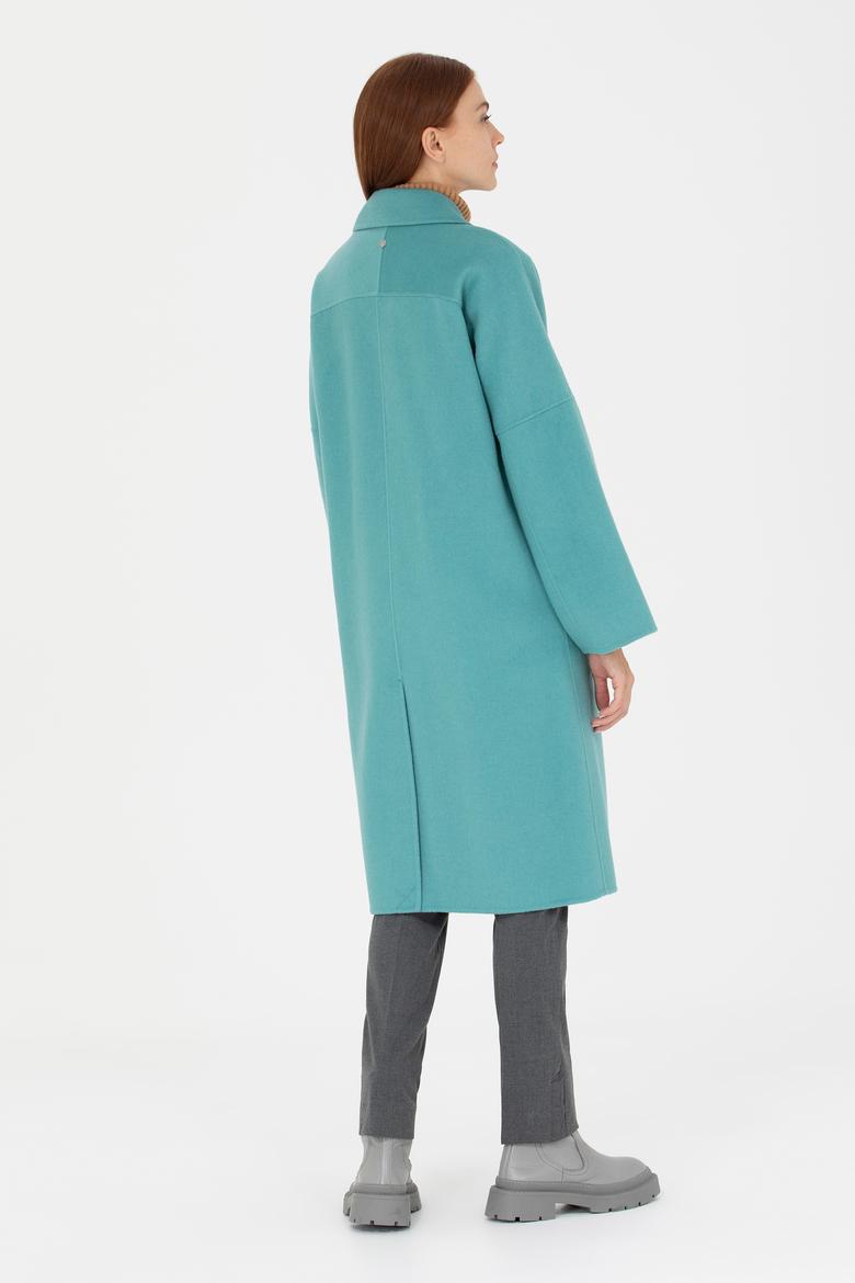 Kadın Mint Kaşe Kaban - 50271197029