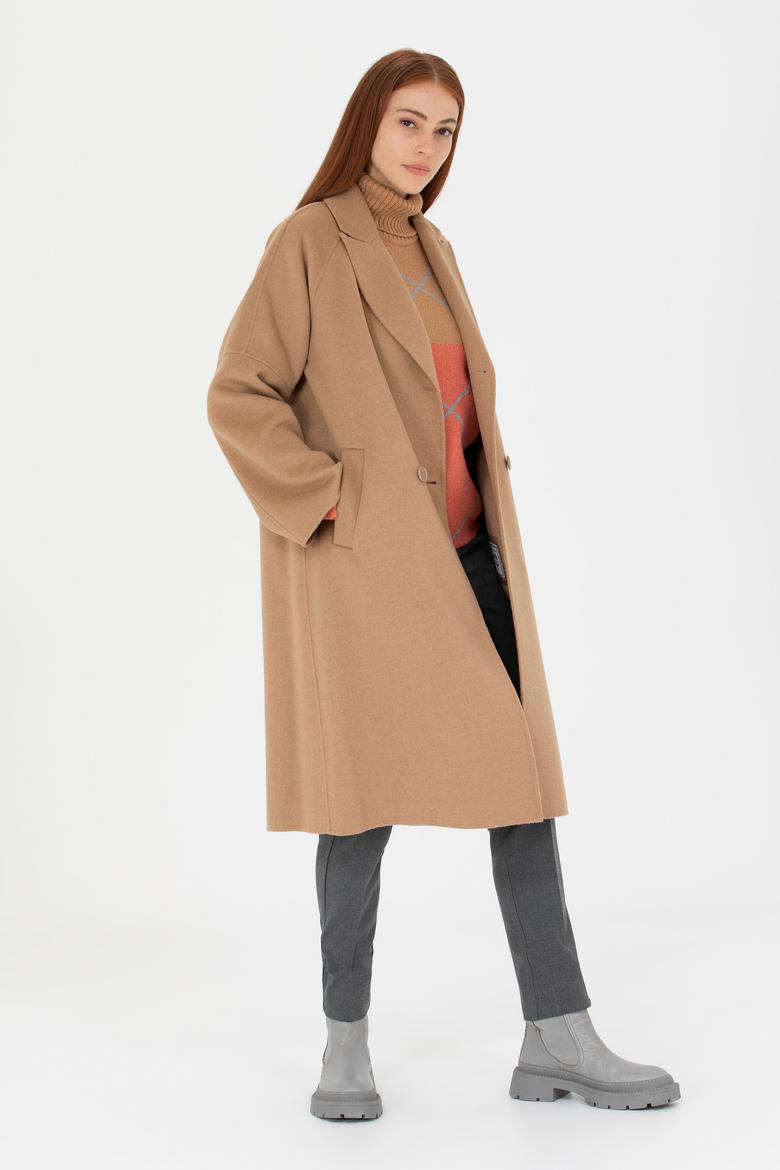 Kadın Coconut Kaşe Kaban - 50271197052