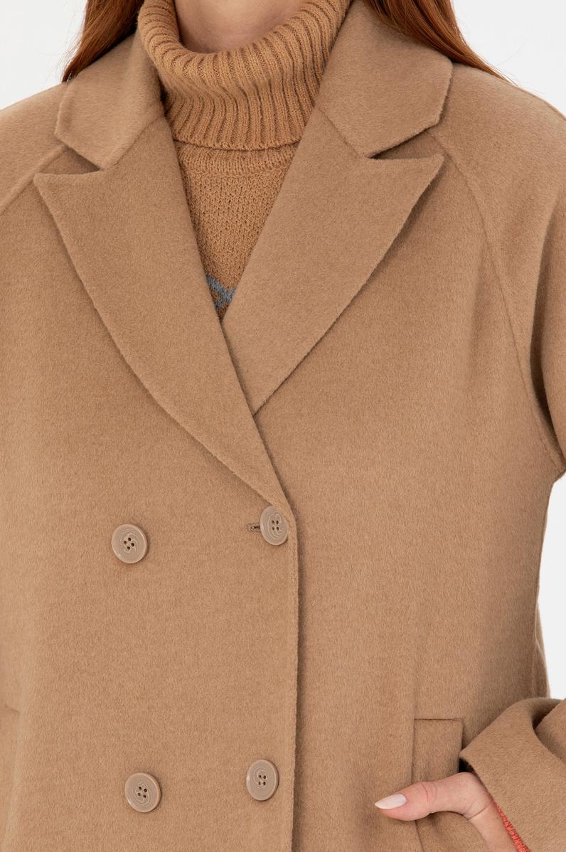 Kadın Coconut Kaşe Kaban