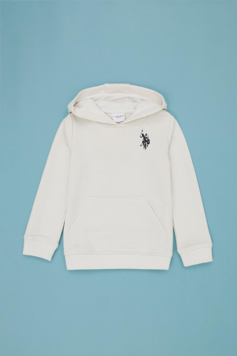 Çocuk Taş Basic Kapüşonlu Sweatshirt