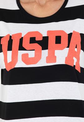 Kadın Siyah Bisiklet Yaka Tişört - 50276716024