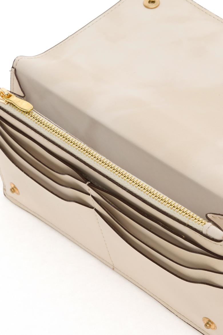 Kadın Krem Cüzdan - 50267014003