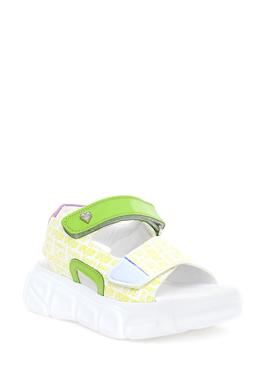 Kız Çocuk Neon Sarı Sandalet - 50266840009