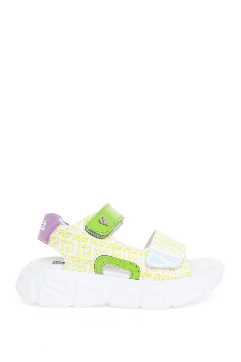 Kız Çocuk Neon Sarı Sandalet - 50266840009