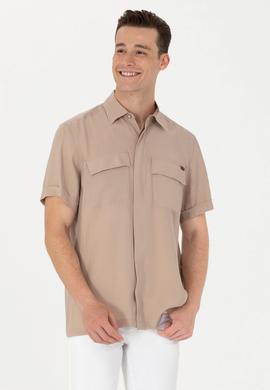 Erkek Taş Kısa Kollu Gömlek - 50264077016