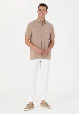 Erkek Taş Kısa Kollu Gömlek - 50264077016