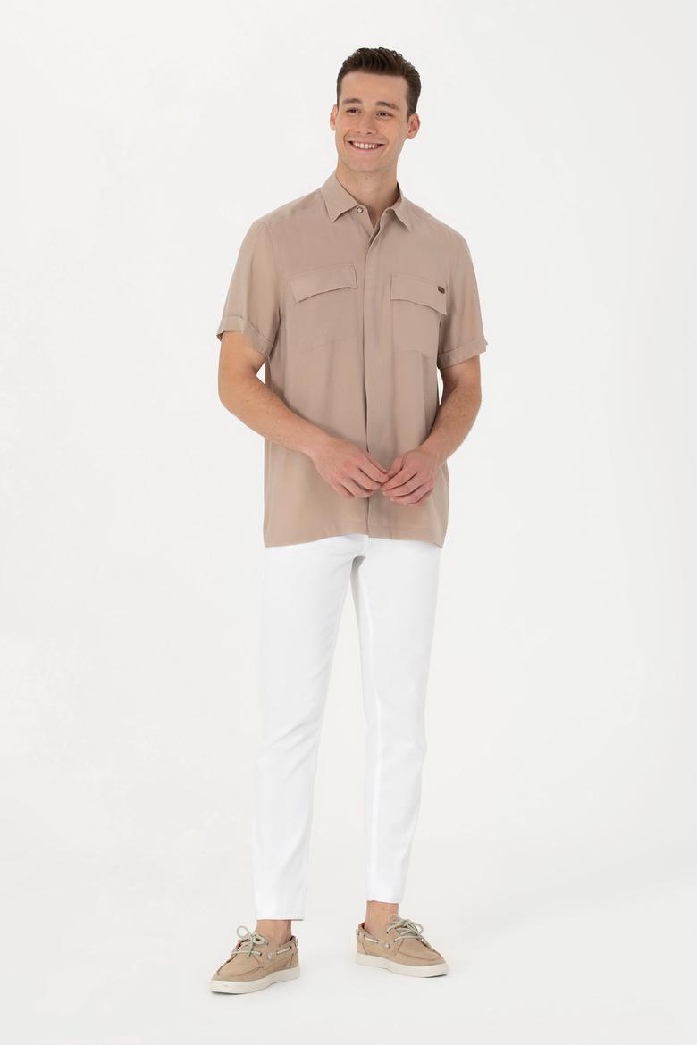 Erkek Taş Kısa Kollu Gömlek - 50264077016