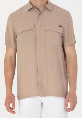Erkek Taş Kısa Kollu Gömlek - 50264077016