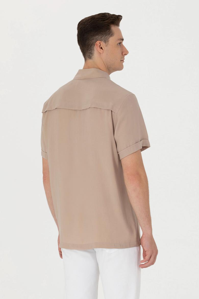 Erkek Taş Kısa Kollu Gömlek - 50264077016