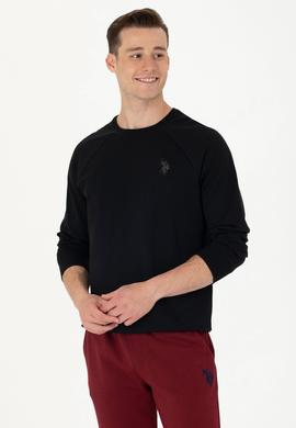 Erkek Siyah Basic Sweatshirt - 50274090006