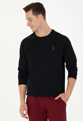 Erkek Siyah Basic Sweatshirt - 50274090006