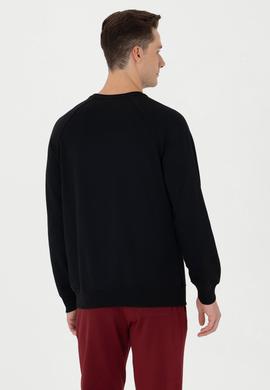 Erkek Siyah Basic Sweatshirt - 50274090006