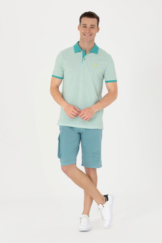 Erkek Mint Dokuma Şort