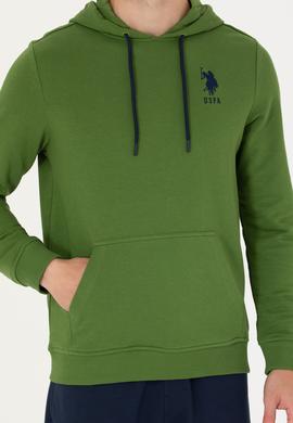 Erkek Yeşil Basic Sweatshirt - 50269426021