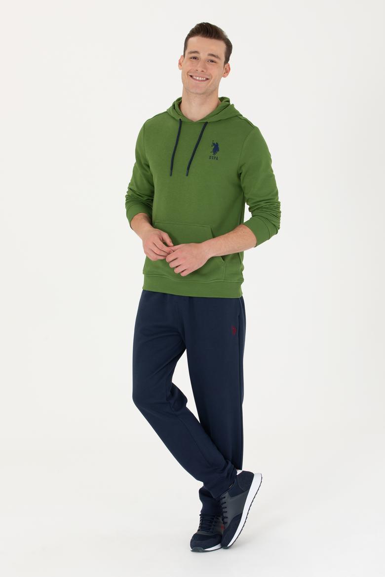 Erkek Yeşil Basic Sweatshirt - 50269426021