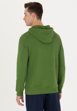 Erkek Yeşil Basic Sweatshirt - 50269426021