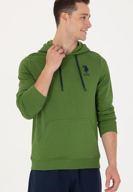 Erkek Yeşil Basic Sweatshirt - 50269426021