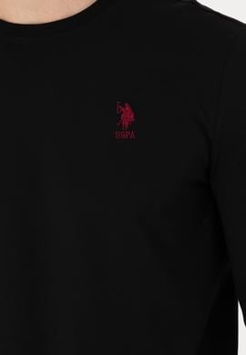 Erkek Siyah Basic Sweatshirt - 50269393021