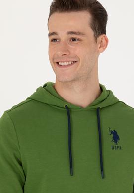 Erkek Yeşil Basic Sweatshirt - 50269426021