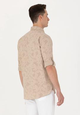 Erkek Camel Uzun Kollu Gömlek - 50263598043