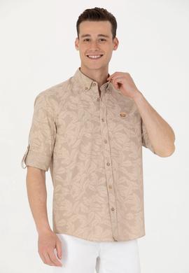 Erkek Camel Uzun Kollu Gömlek - 50263598043