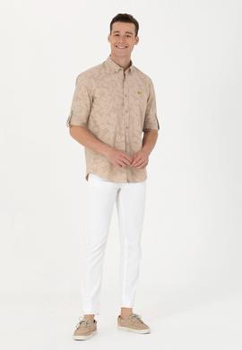 Erkek Camel Uzun Kollu Gömlek - 50263598043
