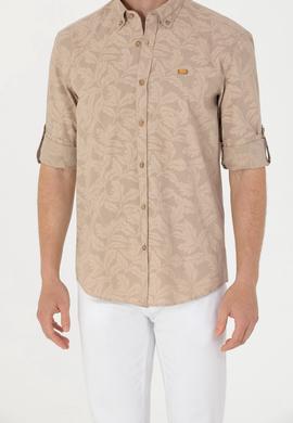 Erkek Camel Uzun Kollu Gömlek - 50263598043