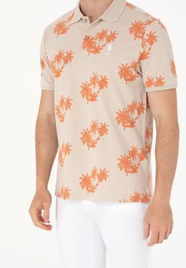 Erkek Taş Polo Yaka Tişört - 50263540039