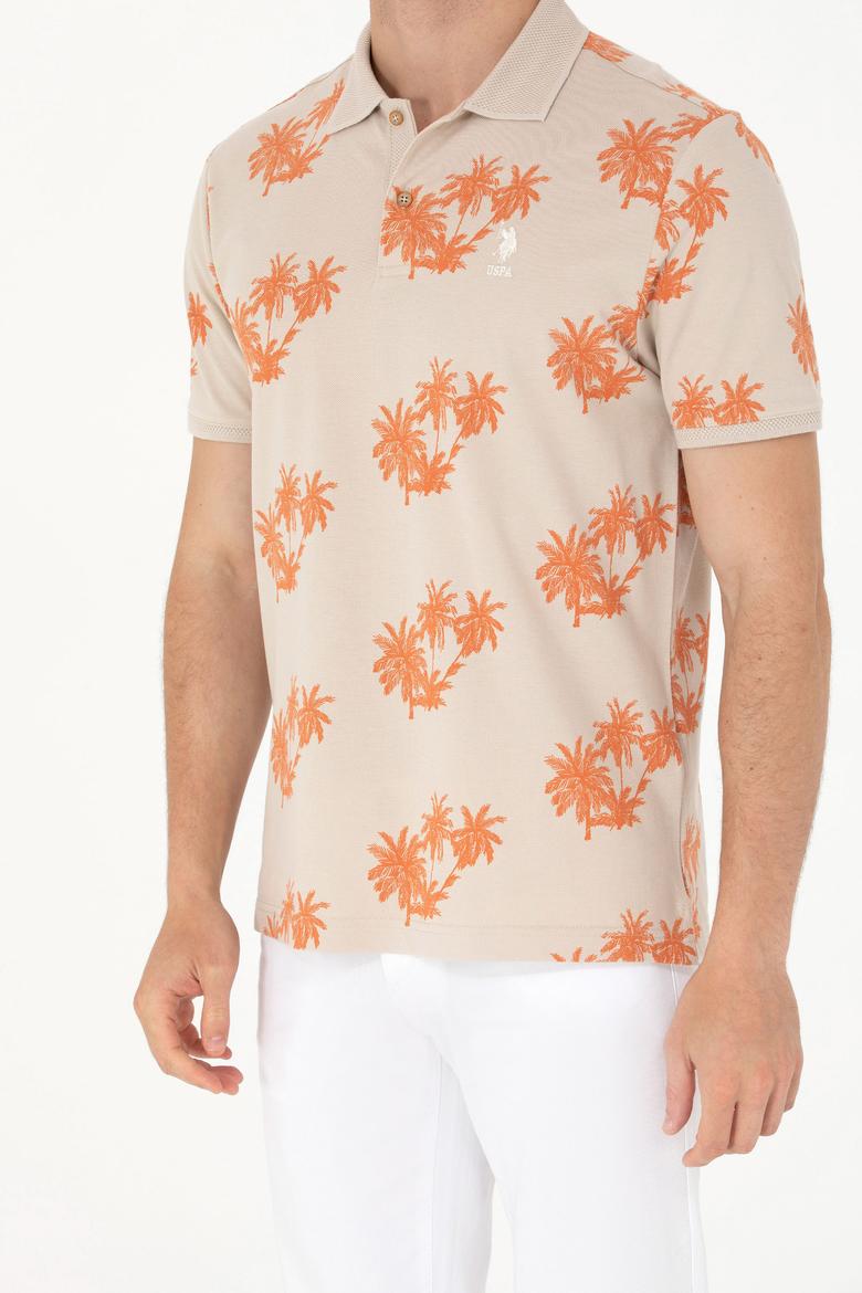 Erkek Taş Polo Yaka Tişört - 50263540039