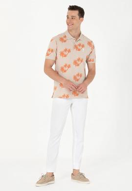 Erkek Taş Polo Yaka Tişört - 50263540039