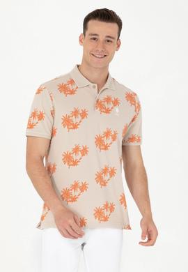 Erkek Taş Polo Yaka Tişört - 50263540038