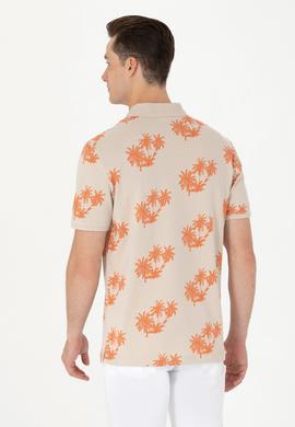 Erkek Taş Polo Yaka Tişört - 50263540039