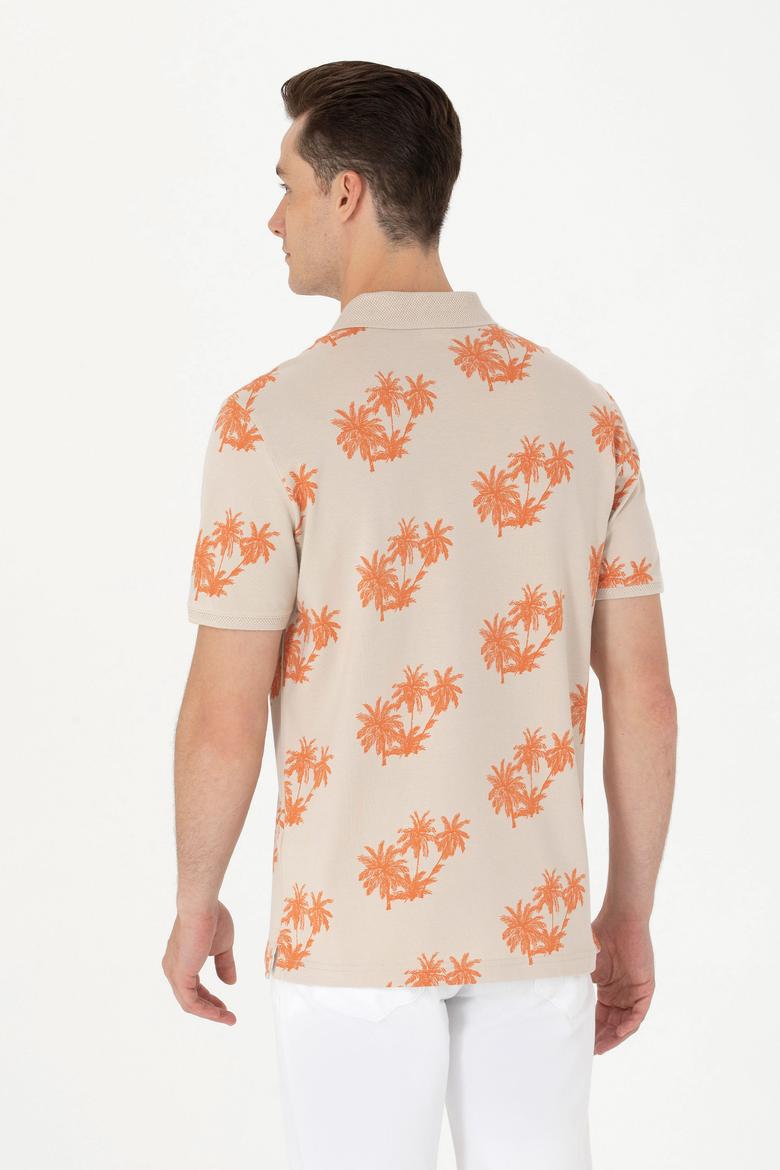 Erkek Taş Polo Yaka Tişört - 50263540039