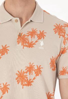 Erkek Taş Polo Yaka Tişört - 50263540039