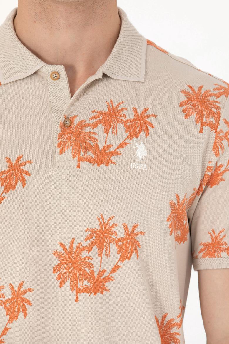 Erkek Taş Polo Yaka Tişört - 50263540039