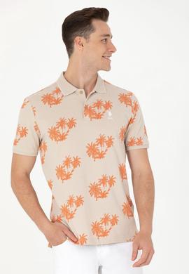 Erkek Taş Polo Yaka Tişört - 50263540039