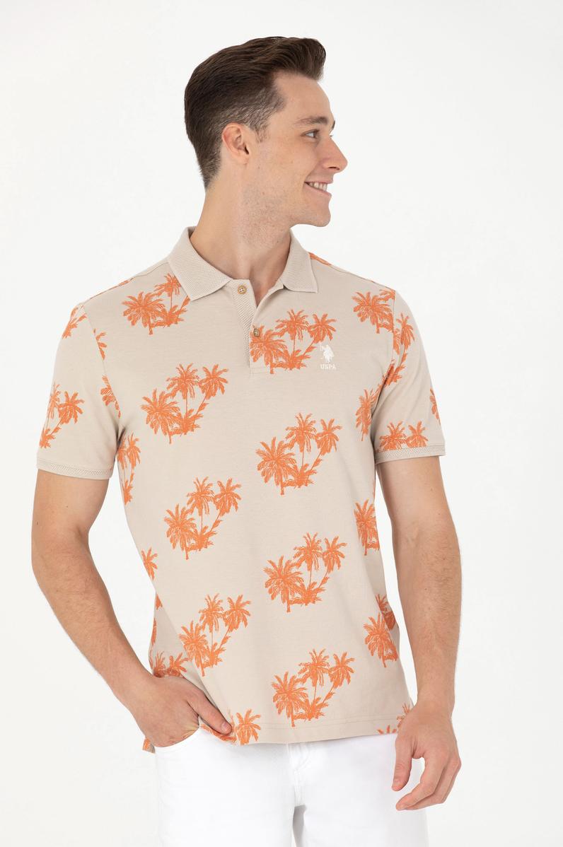 Erkek Taş Polo Yaka Tişört