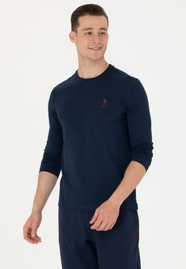 Erkek Lacivert Basic Sweatshirt - 50269393007