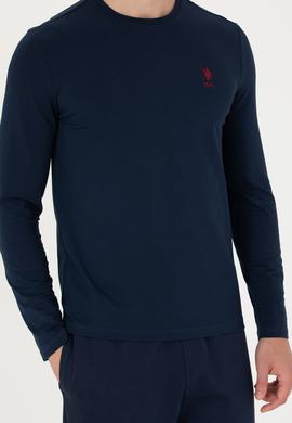 Erkek Lacivert Basic Sweatshirt - 50269393007