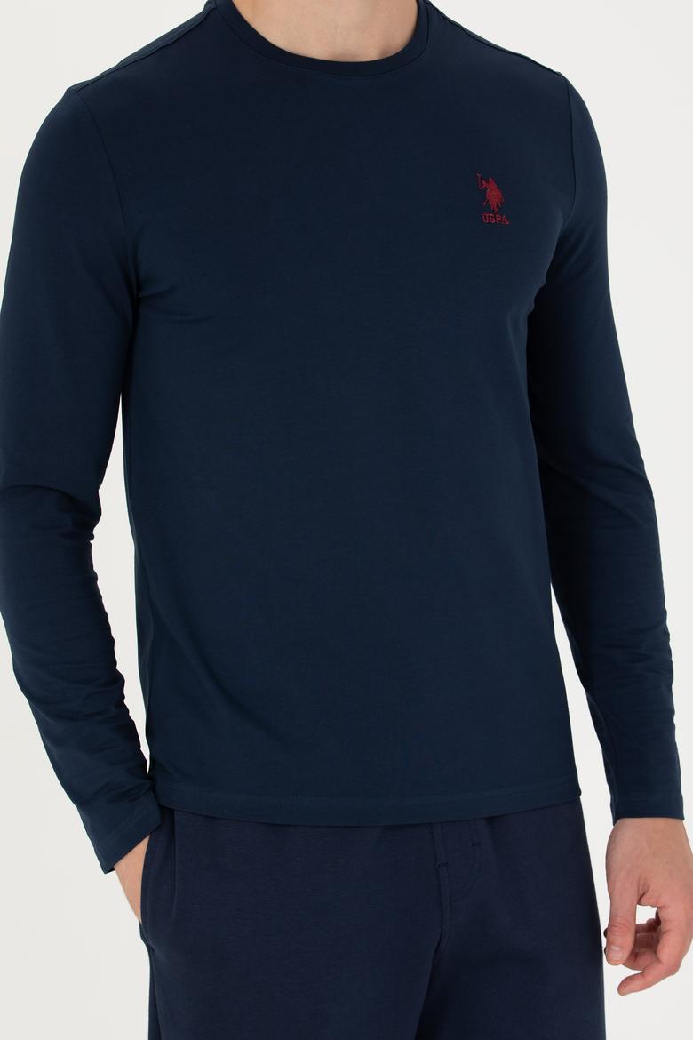 Erkek Lacivert Basic Sweatshirt - 50269393007