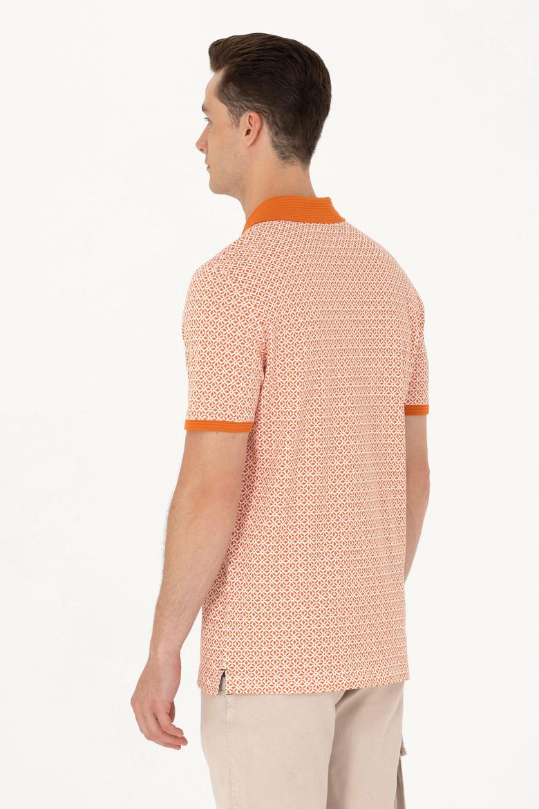 Erkek Kiremit Polo Yaka Tişört - 50263415045